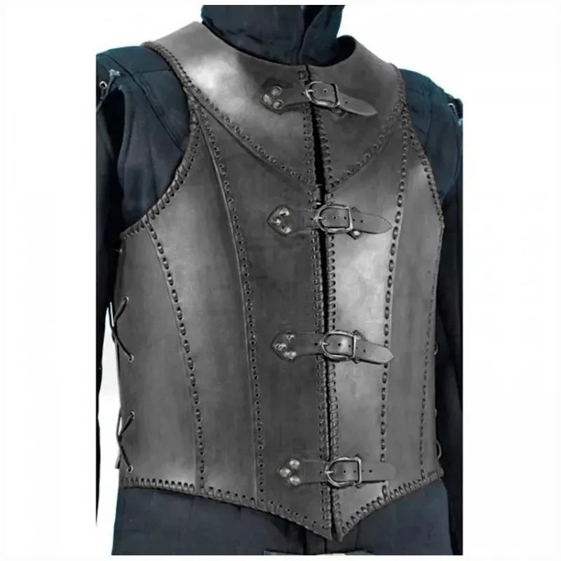 Medieval Viking Pirate Leather Vest Armor