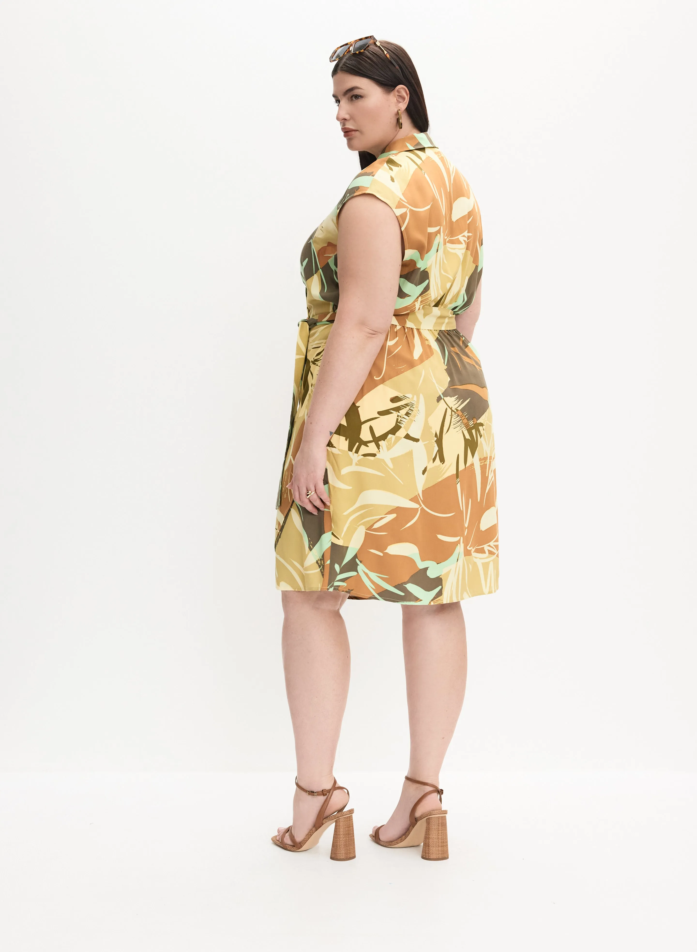 Melanie Lyne - Leaf Print Dress