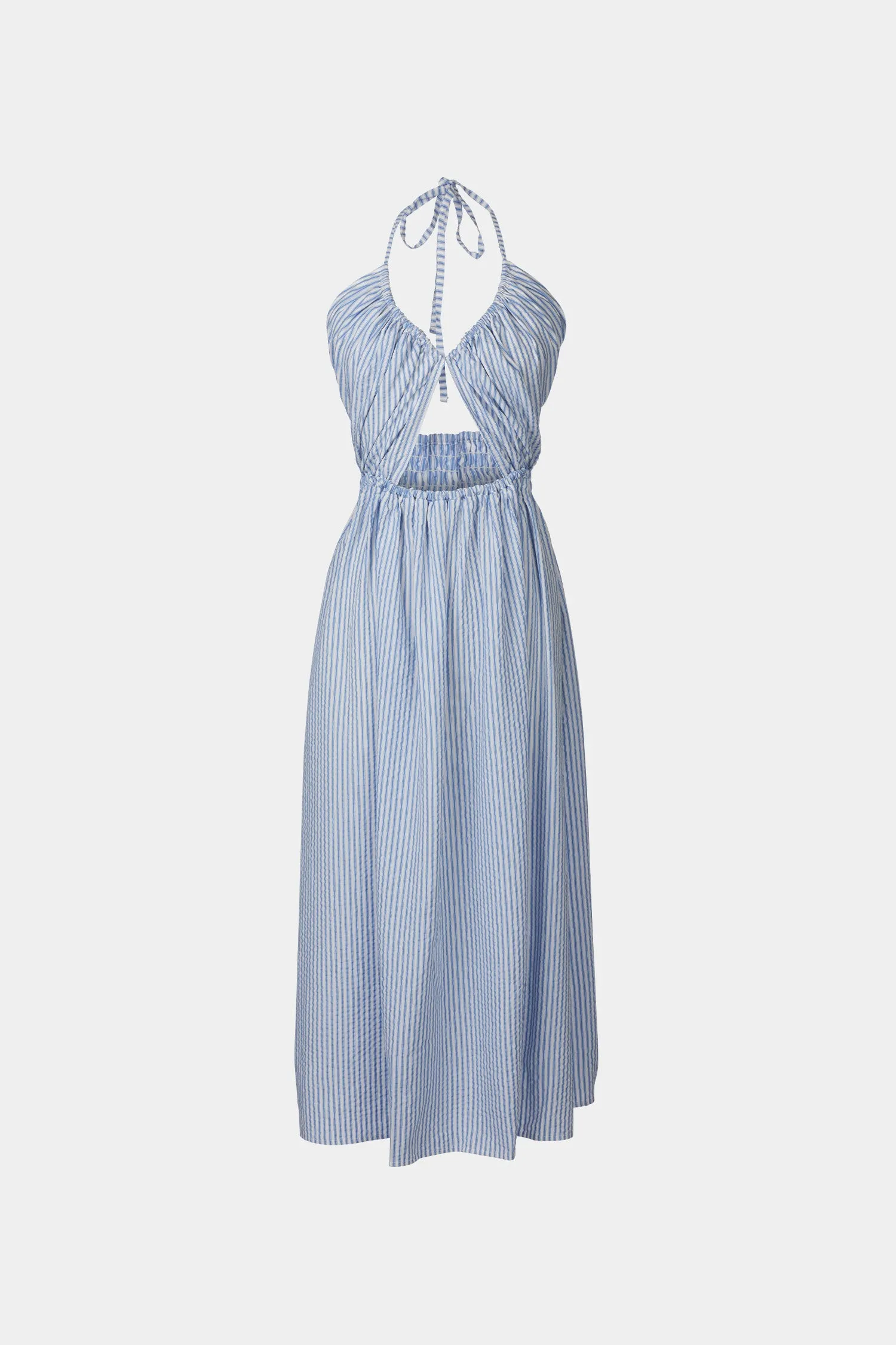 MIKA DRESS - BLUE STRIPE