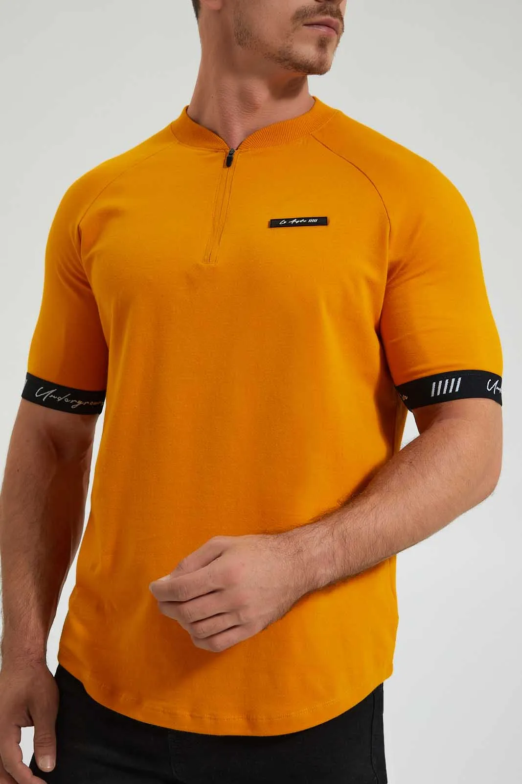 Mustard Henley T-Shirt