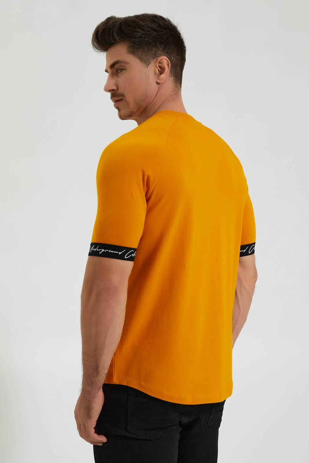 Mustard Henley T-Shirt
