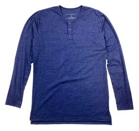 Navy Long Sleeve Henley