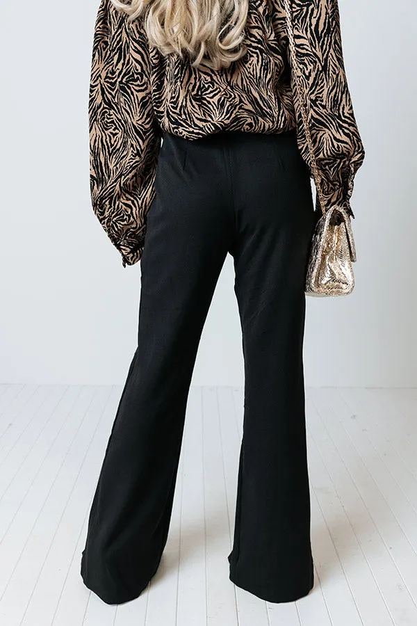 Never Stray High Waist Pants In Black