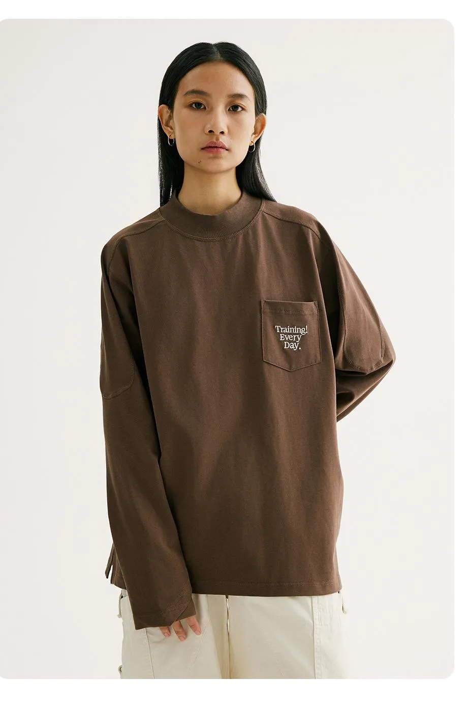 NORYBRAND ポケットオフショルダーTシャツ NGA017