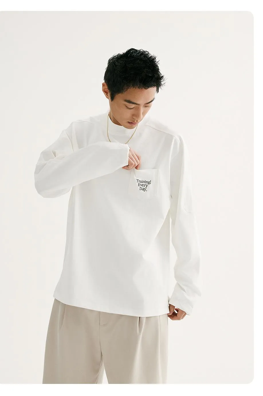 NORYBRAND ポケットオフショルダーTシャツ NGA017