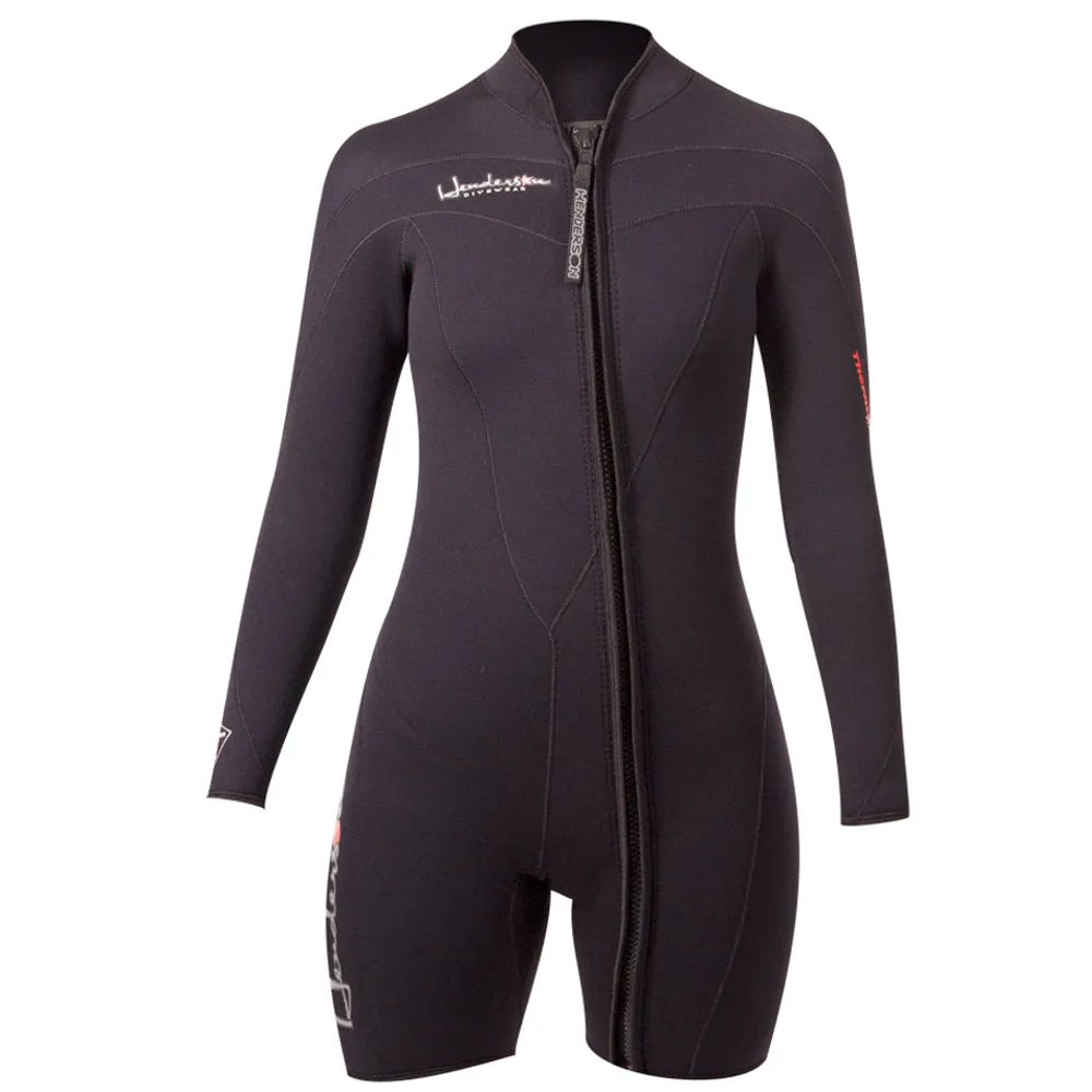 Open Box Henderson Woman Thermoprene Long Sleeve Shorty / Jacket (Front Zip) 3mm Scuba Wetsuit, Size: 10