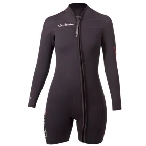 Open Box Henderson Woman Thermoprene Long Sleeve Shorty / Jacket (Front Zip) 3mm Scuba Wetsuit, Size: 12