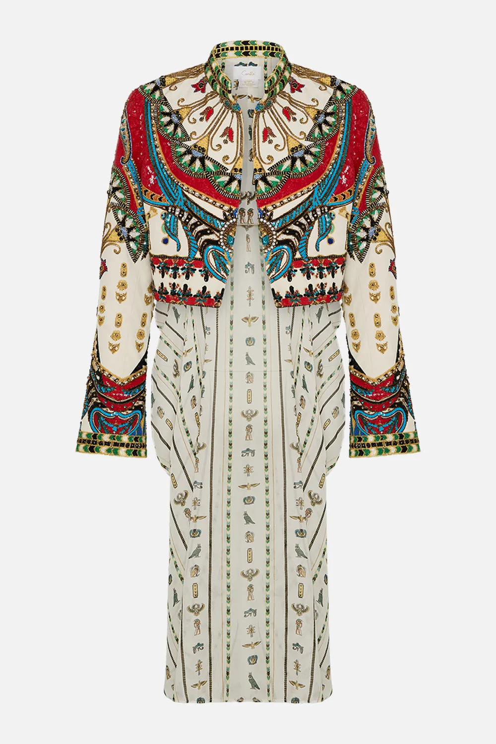 OPEN FRONT JACKET WITH FULL LENGTH BACK VALLEY OF THE QUEENS