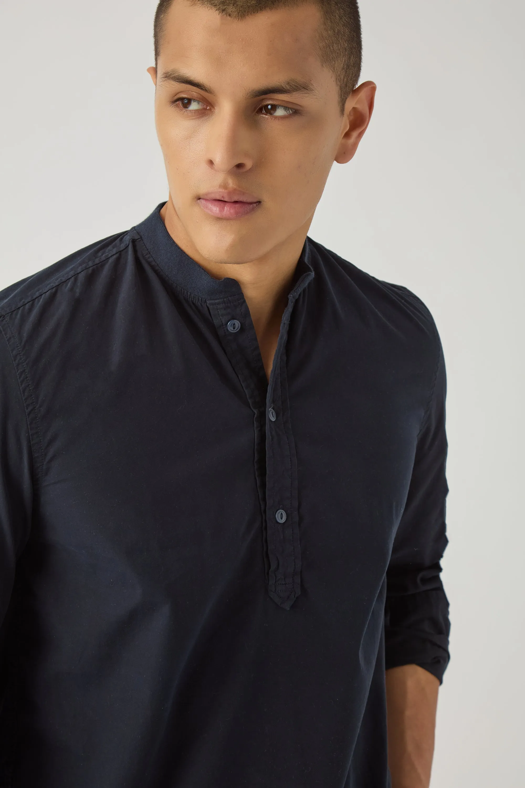 Poplin Henley