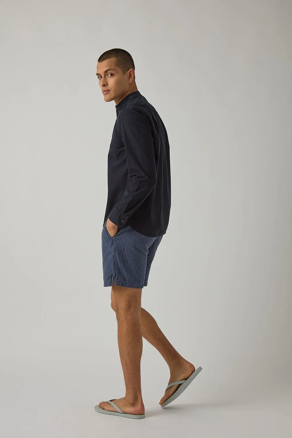 Poplin Henley