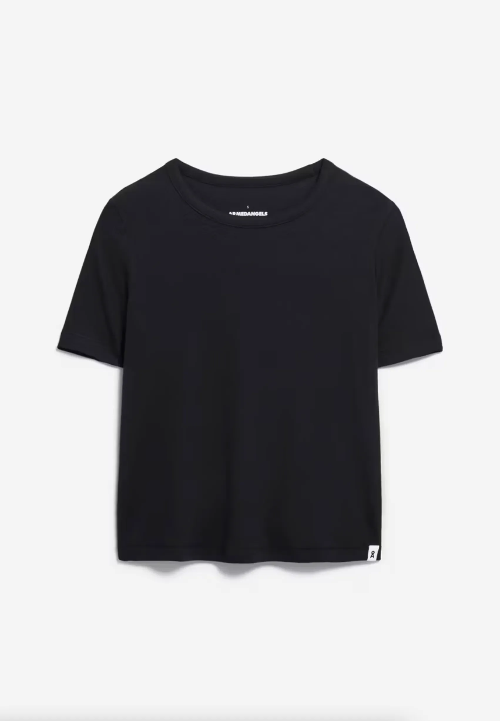 rib t-shirt - genevraa - black