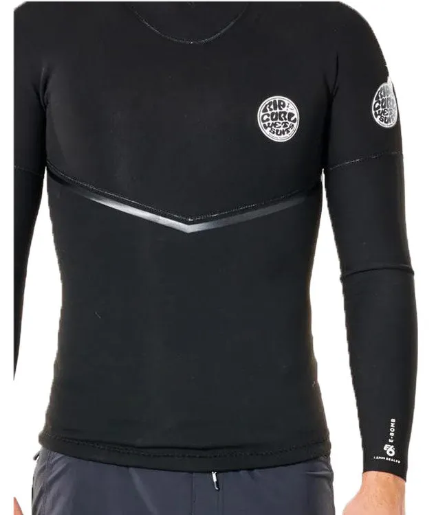 Ripcurl E-Bomb 1.5 mm GB Sealed Long Sleeve Wetsuit Jacket (2024)
