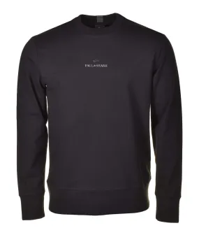 Silver Branding Sweatshirt Black