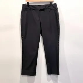 Slim Ankle Satin Side Stripe Pants