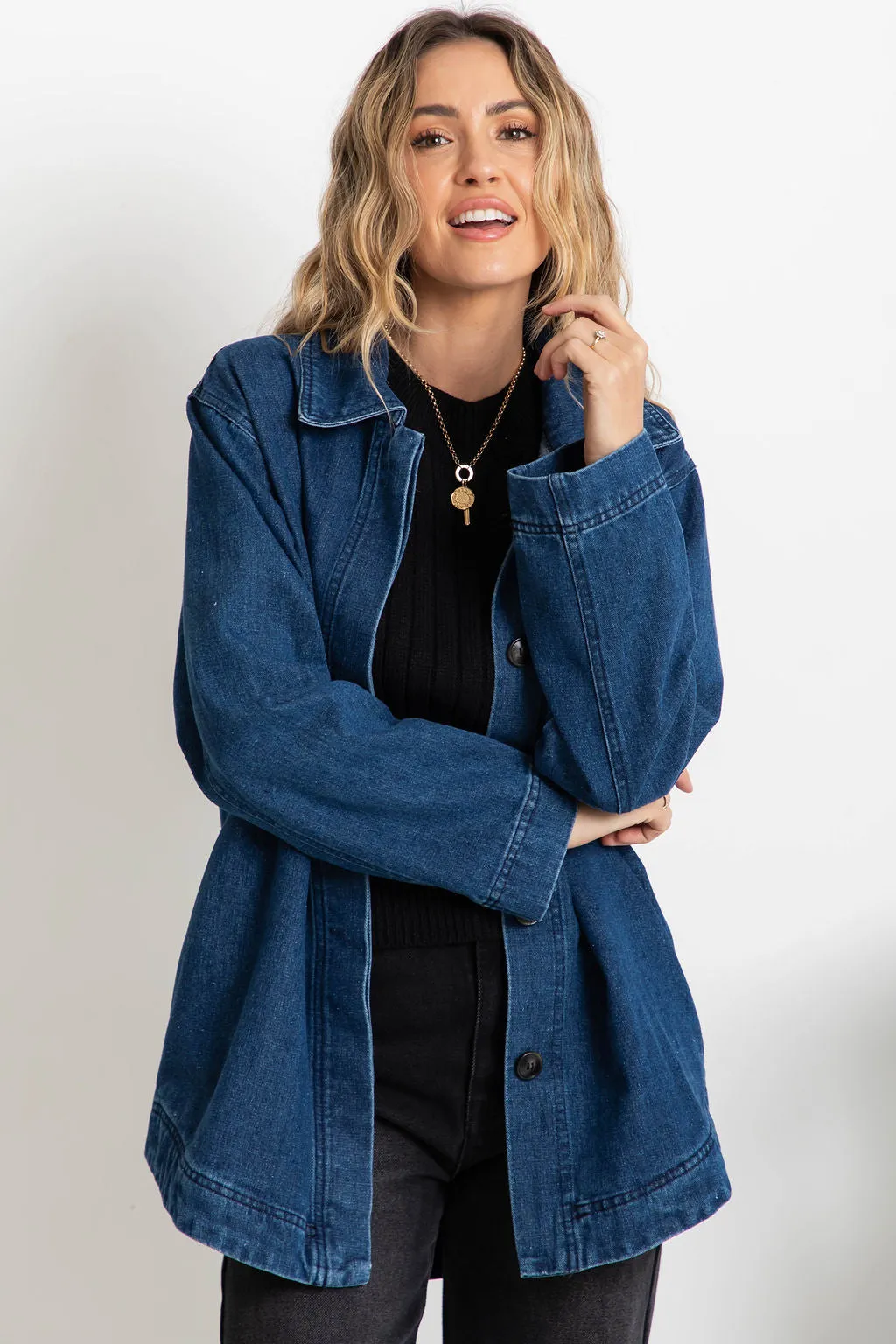 Sonny Denim Jacket - Dark Wash