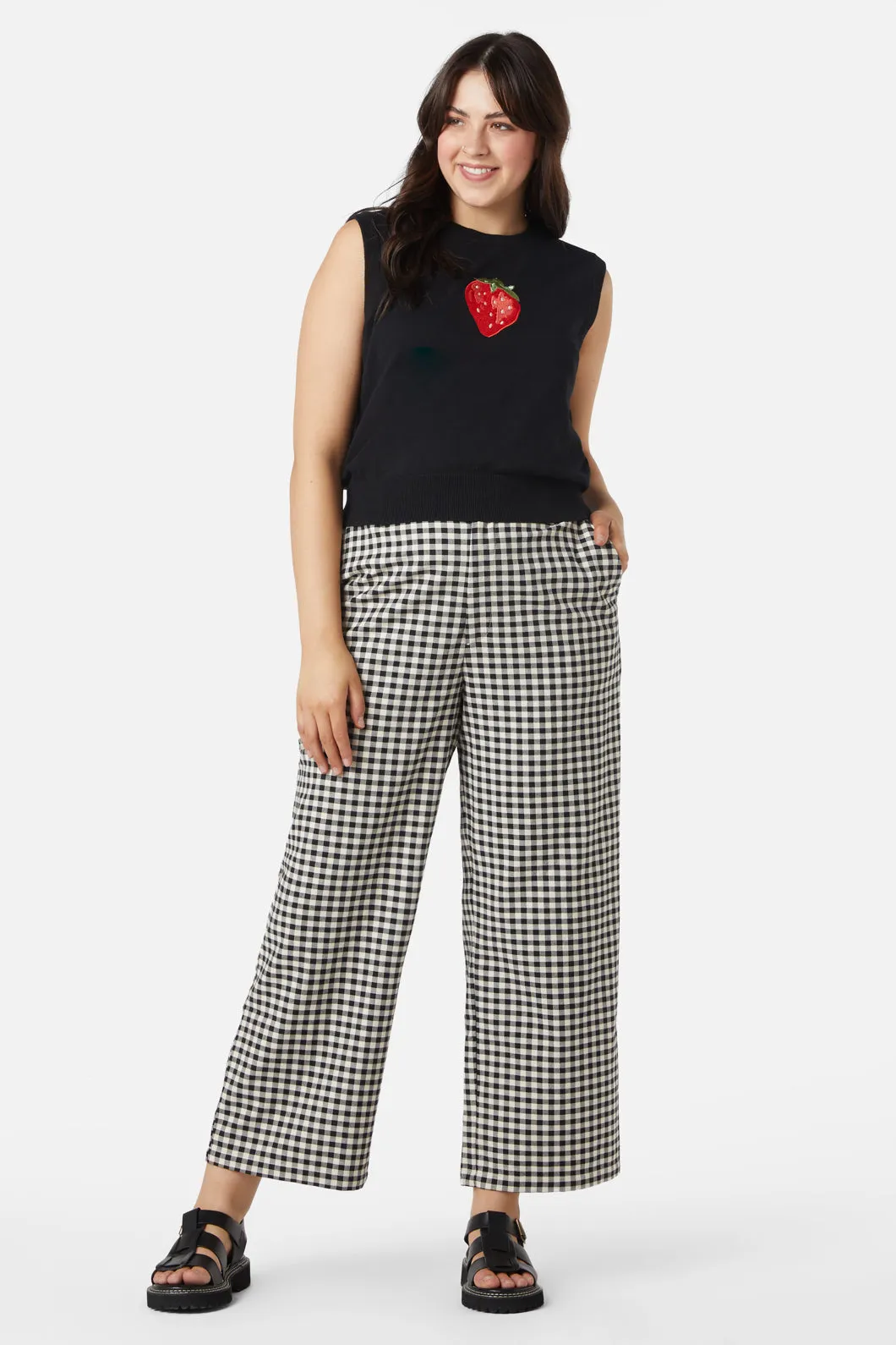 Strawberry Emb Vest