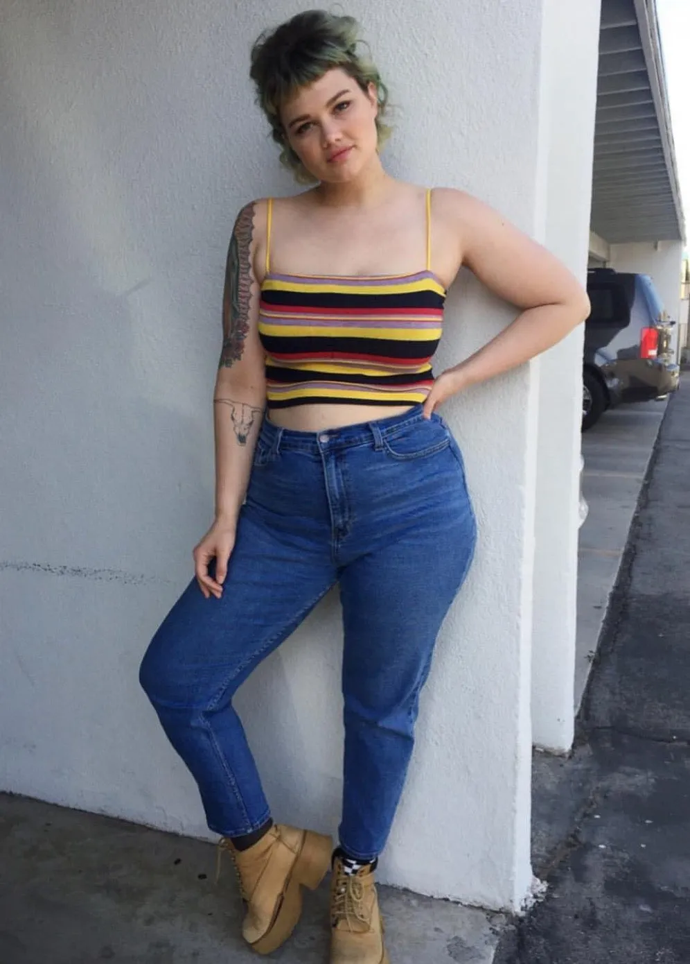 Stretch Mom Jeans - XL/2X