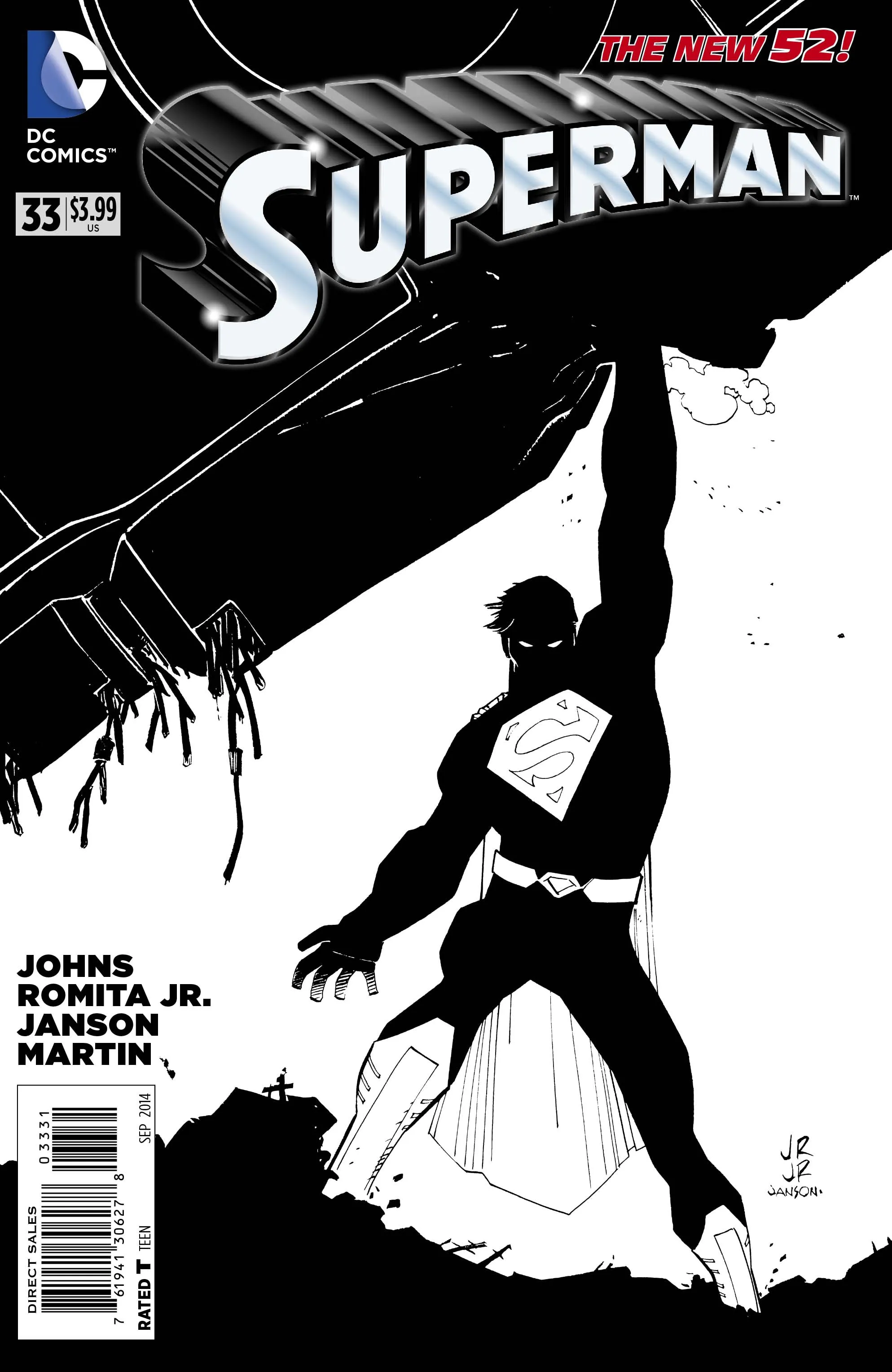 SUPERMAN #33 BLACK & WHITE VAR ED
