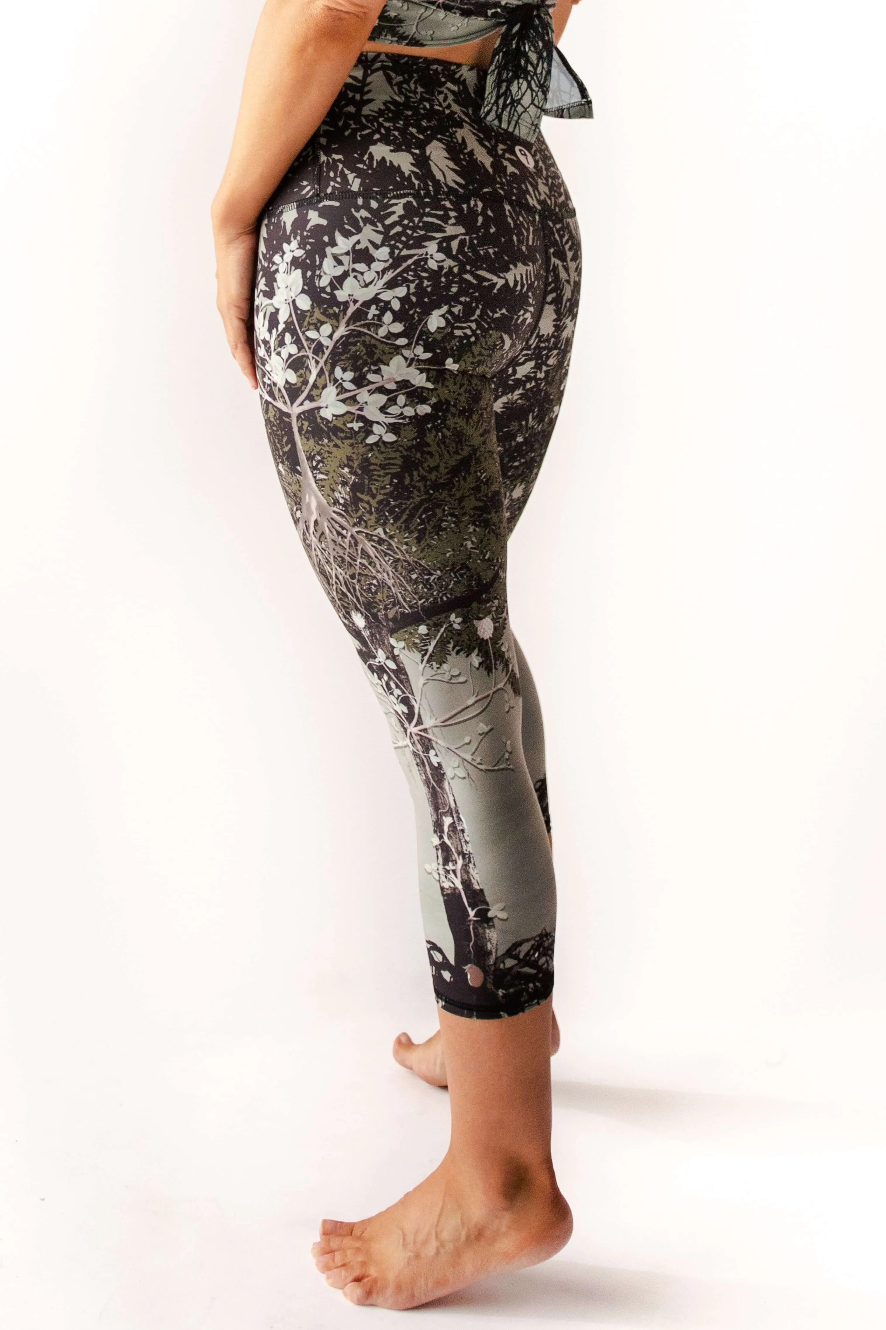 Transformation Printed Yoga Crops
