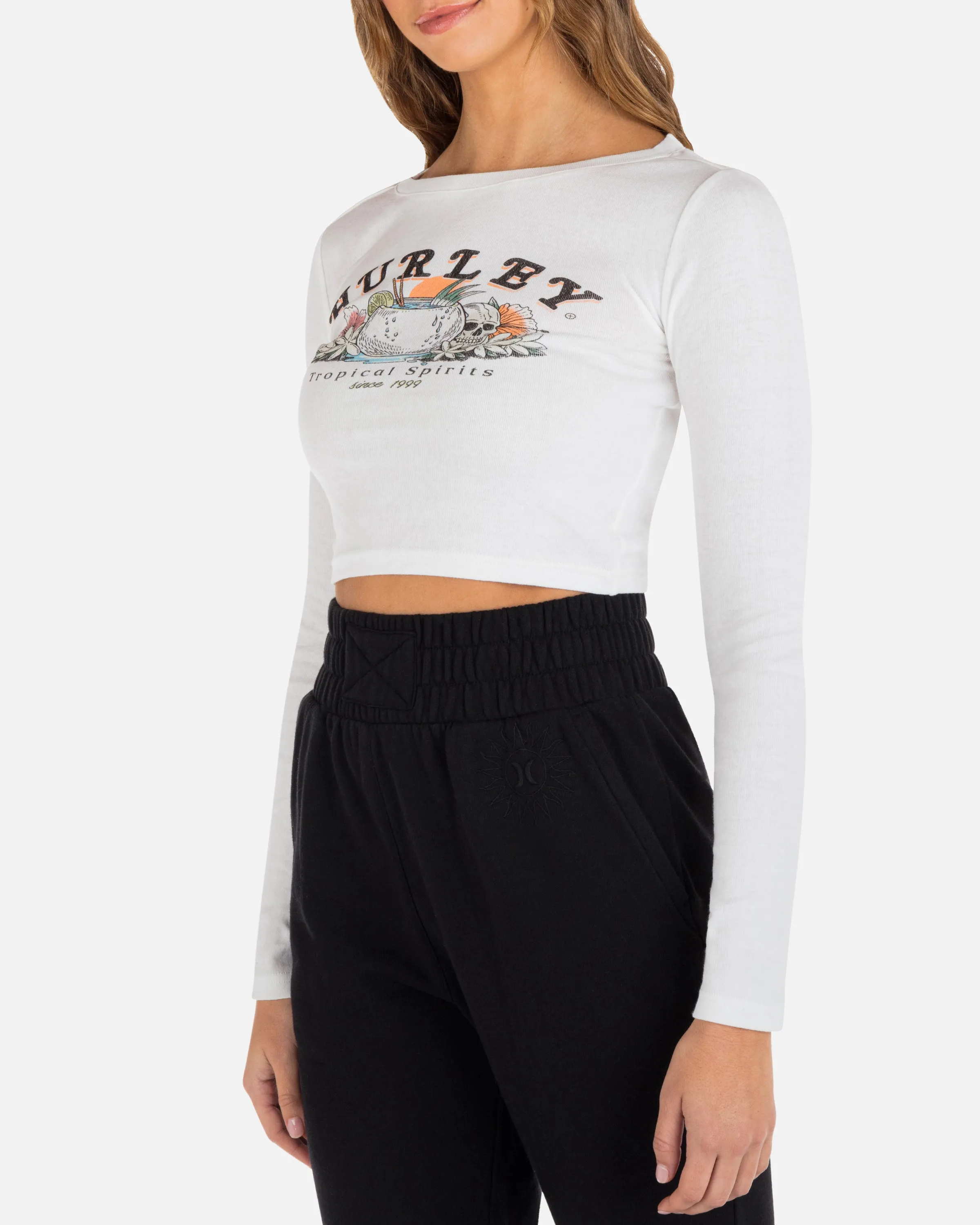 Tropical Spirits Long Sleeve Baby Tee