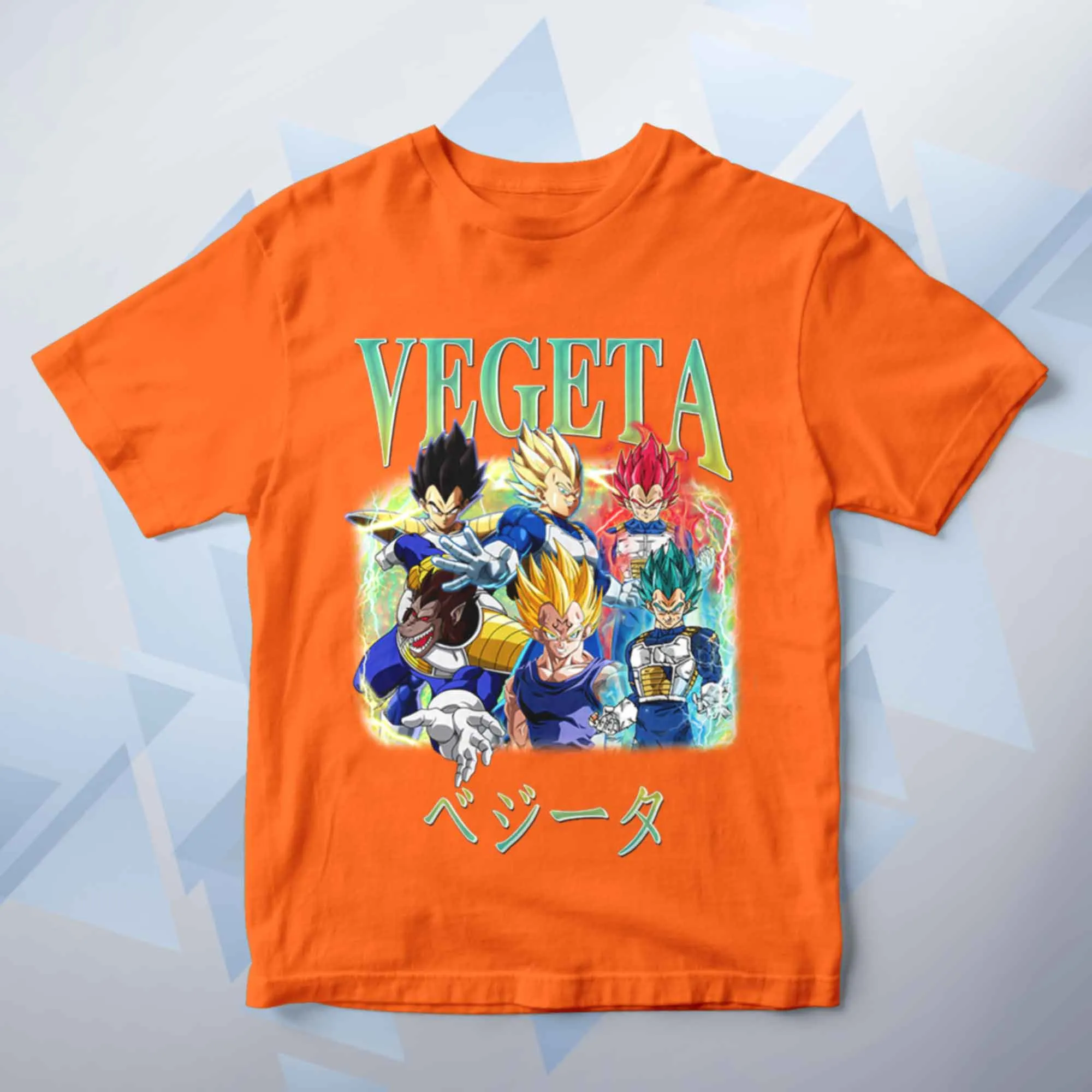 Vintage Vegeta Kids Unisex T Shirt Anime