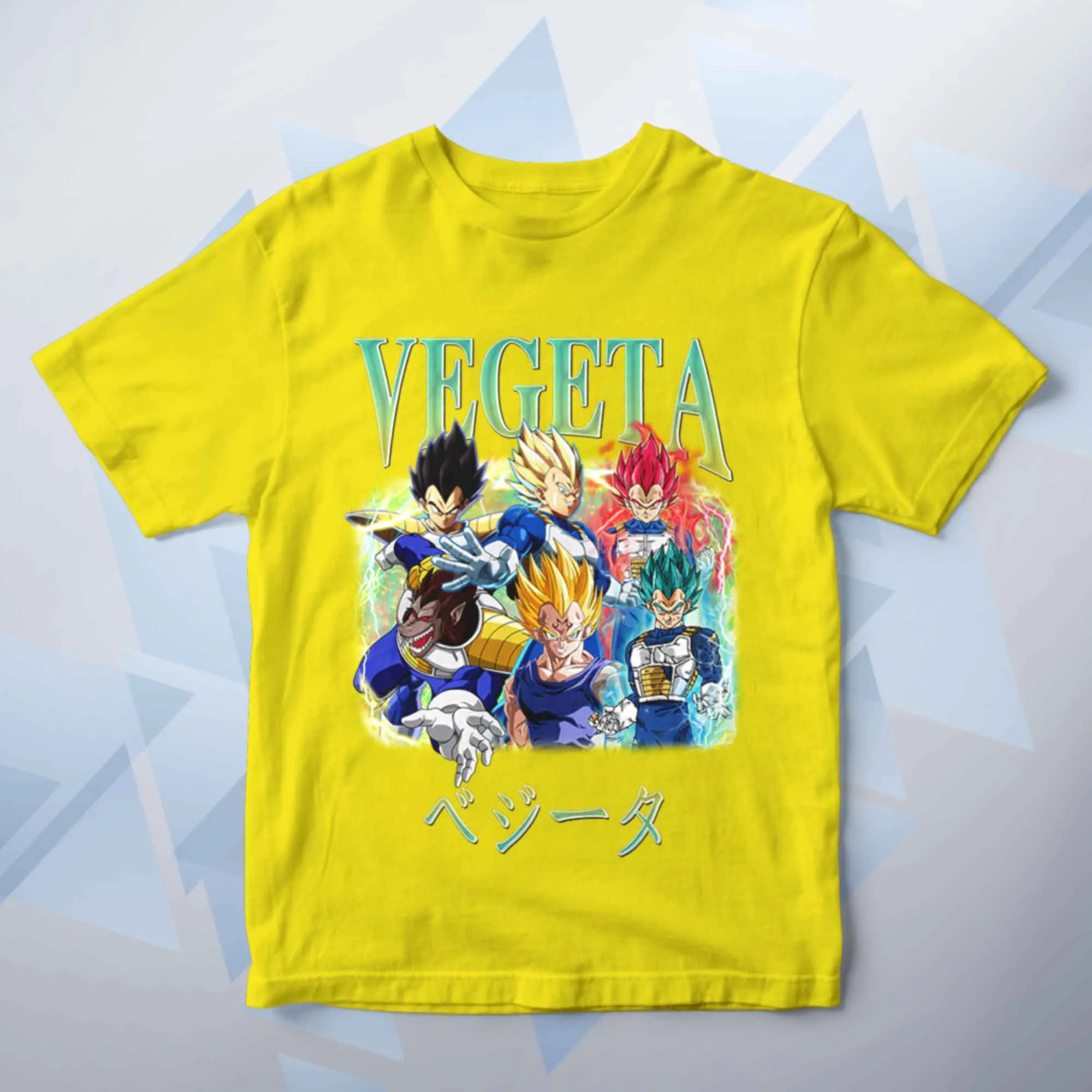 Vintage Vegeta Kids Unisex T Shirt Anime