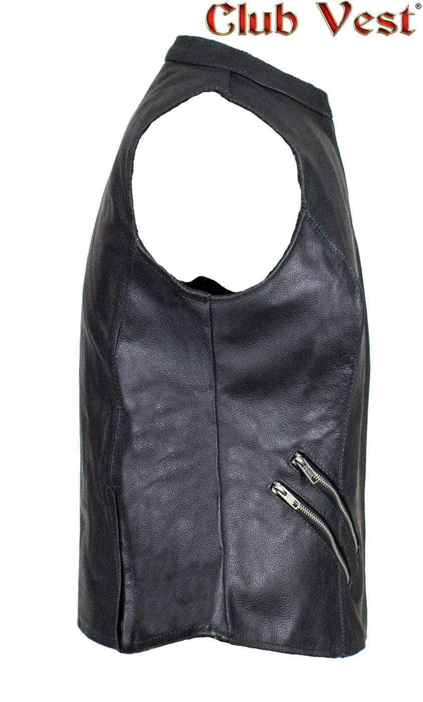 Women's Leather Gun Pocket Vest by Club Vest®
