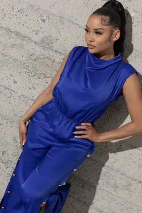 WOVEN JUMPSUIT